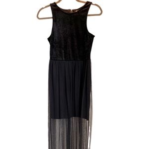 Passion Fusion from LF long black lace dress size medium